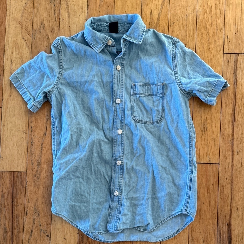 GAP Denim | Light Blue Button Down Shirt for Kids | size 10